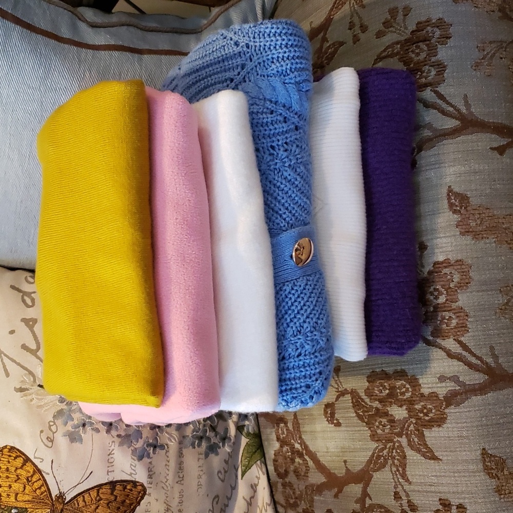 Stock up sweater sale: ann taylor, talbots & loft. Get 6 sweaters package